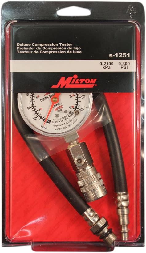 milton compression tester s1251|Milton Deluxe Compression Testers S.